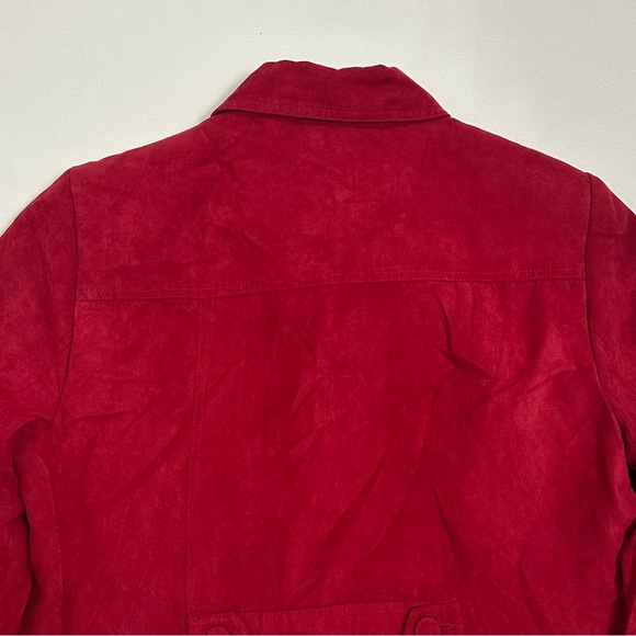 Denver Hanes Cozy Classics Ruban Red Women’s Jacket Size L - Picture 7 of 13